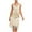 Beige, variant on Edvintorg Women Cocktail Dress Round-Neck Sleeveless Sequin Ball Tassel Mini Dresses Party Banquet Dance Dress Vestidos On Clearance
