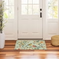 thumbnail image 3 of Yayeee Doormat for Indoor Entrance 32" x 20" Non Slippery Floor Rug, Green Floral Pattern, 3 of 8