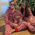 thumbnail image 1 of 2023 New Winter Christmas Pyjamas for Family Mom Daughter Dad Son Matching Outfits Baby Romper Soft Casual Sleepwear Xmas Look, 1 of 4