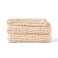 thumbnail image 4 of Sonive Ivory Blanket 40" x 50", Soft Warm Chunky Knit Circular Throw for Couch Bed Sofa, 4 of 10