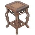 thumbnail image 6 of Tersarium Flower Pot Base Plant Stand Wooden Plant Stand Holder 4.92*3.15*3.15'', 6 of 11