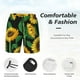 thumbnail image 3 of Fotbe Sunflower 1 Traje de Baño para Hombre – Shorts de Natación de Secado Rápido con Forro y Bolsillos-Small, 3 of 6