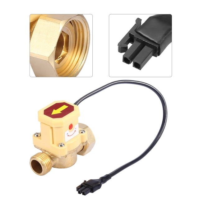 Interruptor De Control De Flujo Interruptor De Flujo De Agua Interruptor De Control De Flujo Ajustable 220V Interruptor De Flujo Automático Rosca, Componentes Electrónicos