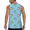 thumbnail image 3 of Haiem Turtle Men Workout Tank Top Gym Bodybuilding Sleeveless Muscle T Shirts Athletic Tank Breathable Workout Shirt-Medium, 3 of 9