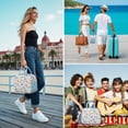 thumbnail image 7 of Womens White Dinosaurs Rainbows Plants Pattern Lunch Box for Work,Insulated Lunch Bag for Women,Loncheras Para Mujer,Leakproof Adult Lunch Bag for Work,Beach,Travel,Picnic,Camping, 7 of 7