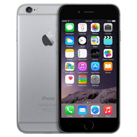 Refurbished Apple iPhone 6 128GB, Space Gray - (Best At&t Cell Phone Deals)