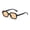 Yellow, variant on Only Moment Sunglasses-Women Plastic Lightweight Narrow Shades Trendy UV Protection Sun Glasses Beige One Size
