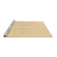 thumbnail image 2 of Ahgly Company Machine Washable Indoor Square Solid Brown Modern Area Rugs, 3' Square, 2 of 4