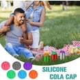 thumbnail image 5 of 6-Pack Reusable Silicone Soda Can Lids - Multicolor Sealing Toppers for Beer & Beverage Cans, 5 of 6