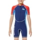thumbnail image 1 of Soidarity Trajes de neopreno de 2MM, trajes de baño térmicos, mono de protección solar juvenil de una pieza de manga corta para bucear, Deportes acuáticos azul marino M, 1 of 6