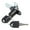 Black, variant on Cabinet Security Black Double Door Lock Filing Cabinet Lock Robust Locking Mechanism Stable Locking Performance