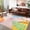 Pink, variant on Modern Abstract Indoor Area Rug, Pastel Floral Geometric Rug for Living Room Bedroom Patio,4'x6',Pink