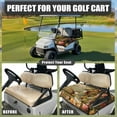 thumbnail image 4 of Yuyamidu Hummingbird Golf Cart Seat Covers Retro Flowers Club Car Seat Towel Blanket Sports Cart Seat Cushion Covers Universal Fit for Club Car Other 2-Seat Golf Carts, 4 of 7