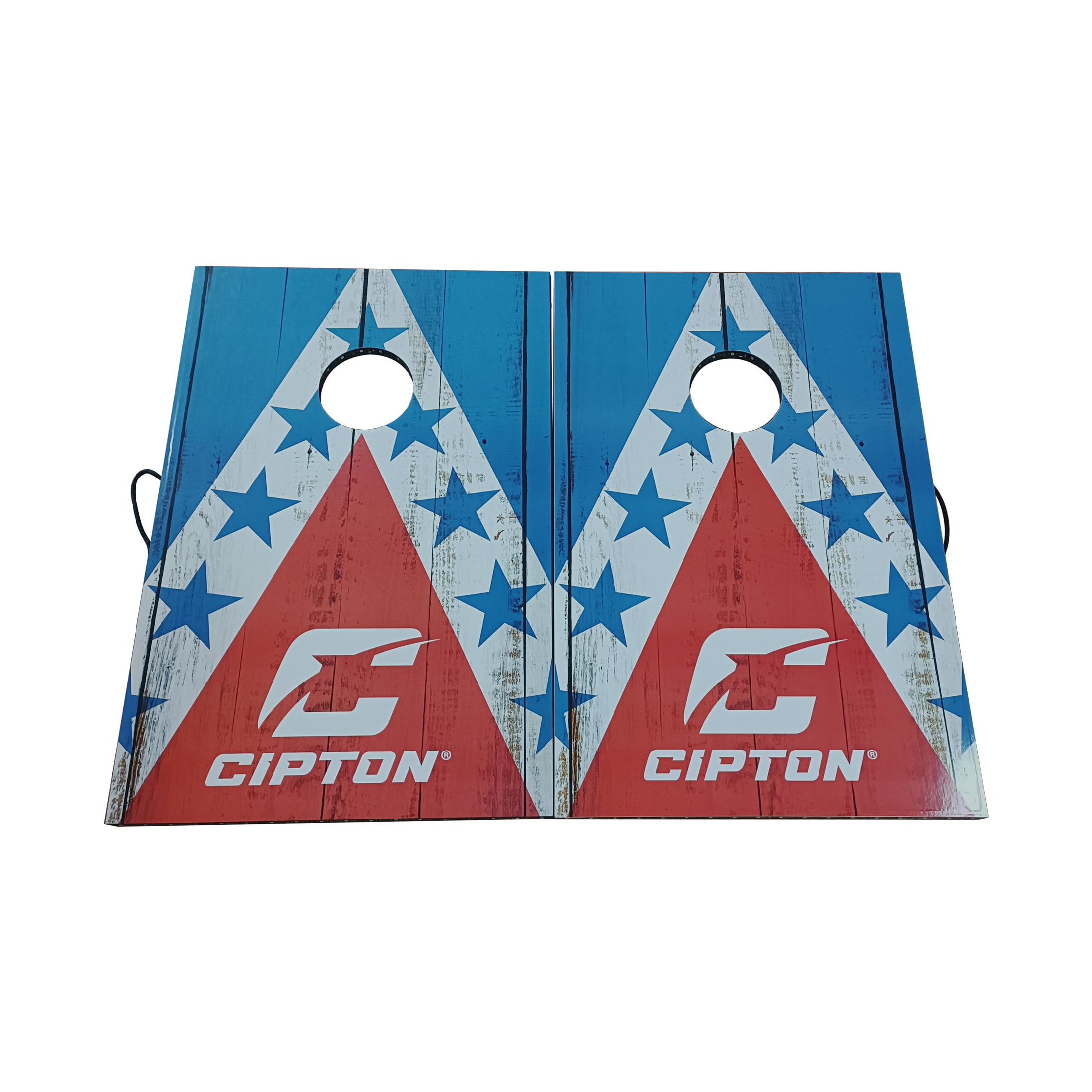 Cipton LED Cornhole Board Set with Light Up Cornhole Bags, Official