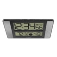 thumbnail image 3 of La Crosse Technology Atomic Digital Clock with Temperature and Moon Phase, Aluminum finish, 513-1417AL, 3 of 8