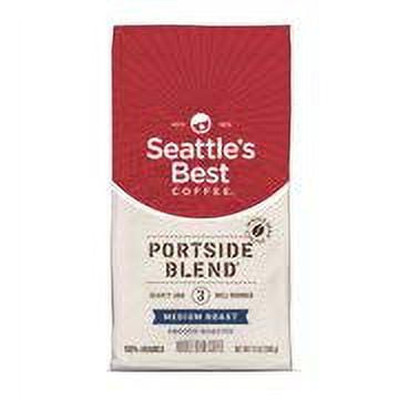 Seattle,S Best Coffee Portside Blend (Previously Signature Blend No. 3) Medium Roast Whole Bean Coffee, 12-Ounce Bag (Pack Of 2)