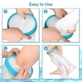 thumbnail image 4 of Waterproof Leg Guard for Shower for Adults after Surgery Reusable Leg Guards Shower Boots, 4 of 5