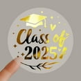 thumbnail image 3 of Graduation Stickers Class of 2025 500Pcs Perforated Roll Sticker Congrats Graduation Labels Grad Party Supply 1.5 Inch, 3 of 7
