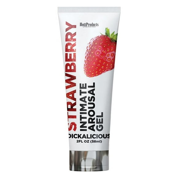 Dickalicious Male Arousal Gel, Strawberry 2 oz