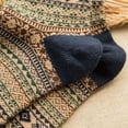 thumbnail image 5 of KRONDO 5PCS Men Thick Socks Ethnic Retro High Quality Winter Warm Breathable Sock, 5 of 7