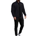 thumbnail image 2 of Men Leisure Splicing Knitting Zipper Cardigan Sweater Set, 2 of 5