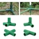 thumbnail image 3 of Junta de 11 mm 4 tipos de soporte estable Conector de construcción de marco de invernadero de servicio pesado Adecuado para enrejado de uva Protector solar Cobertizo de jardín verde 20 piezas JAMW Sencillez, 3 of 5