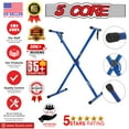 thumbnail image 7 of 5Core Piano Keyboard X Stand Electric Organ Rack Folding Metal Height Adjustable, Capacity of 110lbs - KS 1X BLU, 7 of 7
