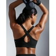 thumbnail image 4 of CRZ YOGA Butterbreeze Criss Cross Back Sports Bras for Women Padded Workout Training Top, 4 of 6
