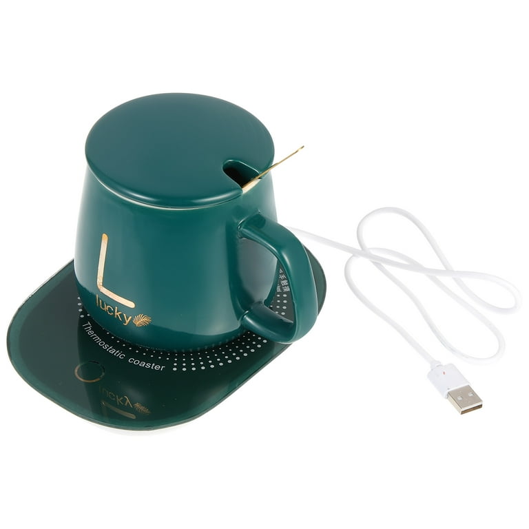 Ceramic Mug Warmer Coaster Cordless Electric Heating Beverage Cup  Thermostatic Mat Bottle Drink Smart Heater Gift Set - China Heater Mug and  Warmer Coaster price