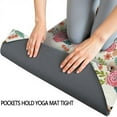 thumbnail image 3 of Chihuahua and Pioneer Flower Hot Yoga Mat Towel Non Slip for Hot Yoga - Quick-Drying Yoga Mat Cover with 4 Corner Pockets with Travel Bag - Hot Yoga Towel Non Slip Grip Moisture Wicking Sweat 70"x26", 3 of 6
