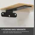 thumbnail image 4 of Yuangui Heavy Duty Floating Shelf Brackets for DIY L Shelves (2pcs), 4 of 10