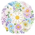 thumbnail image 2 of 35pcs-70pcs Floral Stickers Daisy Stationery Stickers Colorful Nature Kids Stickers for Suitcase Laptop Notebooks, 2 of 9