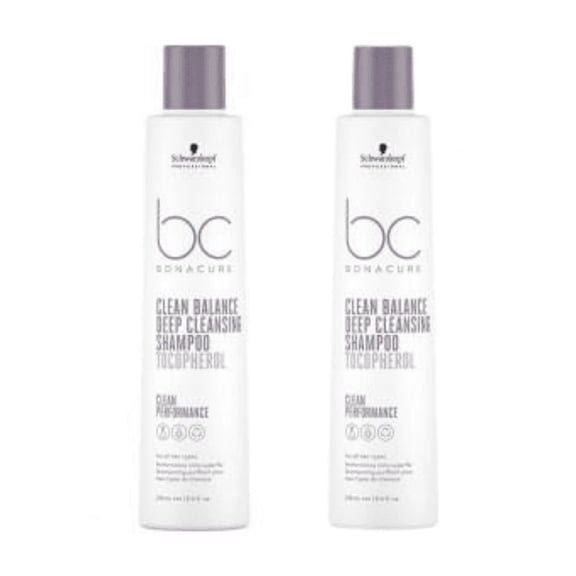 Schwarzkopf Bonacure Bc Clean Balancing Deep Cleansing Shampoo 250 ml 2 Pack