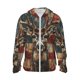 thumbnail image 1 of Balery American Flag Deer Art Sudadera ligera de manga larga con capucha y protección solar UPF 50+ para hombre y mujer, ideal para pesca y running-Small, 1 of 7