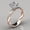 Rose Gold, variant on 18K Gold Plated With Cubic Zirconia Ring Fashion Jewelry Accessory Gift Rings for Women-Gold Color-Size 8