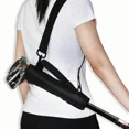 thumbnail image 4 of Golf Bags Men Stand Bag Mini Lightweight Nylon Carrier Bag Carry Driving Range Golf Training Case With Adjustable Shoulder Strap Black Set, 4 of 6