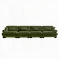 thumbnail image 6 of Modern Velvet Modular Sectional Sofa for Living Room - 220×80×75cm, 6 of 13
