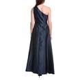 thumbnail image 2 of Adrianna Papell womens  One-Shoulder Mikado Draped Gown, 10, Blue, 2 of 4