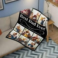 thumbnail image 4 of Custom Photo Collage Blanket for Family, Customized Bed Blanket with 10 Pictures & Text for Best Friends Kids Personalized Your Own Photos on Throw Blanket for Birthday Memorial Gifts A Blankets, 4 of 5