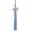 Black / Blue / White, variant on Graduation Tassel - 2020 - Silver Charm - 3 Color, Navy / Burgundy / White