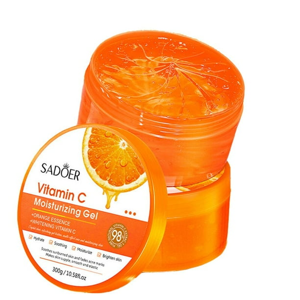 Gel hidratante con vitamina C y colágeno, crema Facial corporal reparadora nutritiva profunda, Gel antiacné para el cuidado de la piel, 300ML Gao Jinjia LED