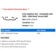 thumbnail image 2 of Front Stabilizer Bar - Compatible with 2005 - 2006 Buick Terraza AWD, 2 of 2