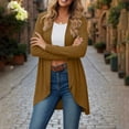 thumbnail image 2 of Women's Drape Open Front Cardigans Cozy Soft Long Sleeve Casual Outerwear Women Solid Color Loose Lightweight Flowy Cardigans Sweater, 2 of 9