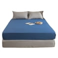 thumbnail image 1 of Classic fitted sheet -(blue- 180 x 200 cm), 1 of 5