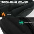 thumbnail image 5 of MELASA Skull Cap Helmet Liner Thermal Hat with Face Cover, Mens Balaclava Face Mask with Glasses Holes for Cycling Motorcycle (Black), 5 of 11