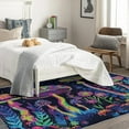 thumbnail image 4 of Mushroom Rugs for Bedroom - Mushroom Rug & Home Decor, Psychedelic Trippy Rugs for Entryway, Washable Rugs, 2x3 Area Rug, Non Slip Soft Low Pile Indoor Door Mat, Multicolor Carpet & Room Decorations, 4 of 7