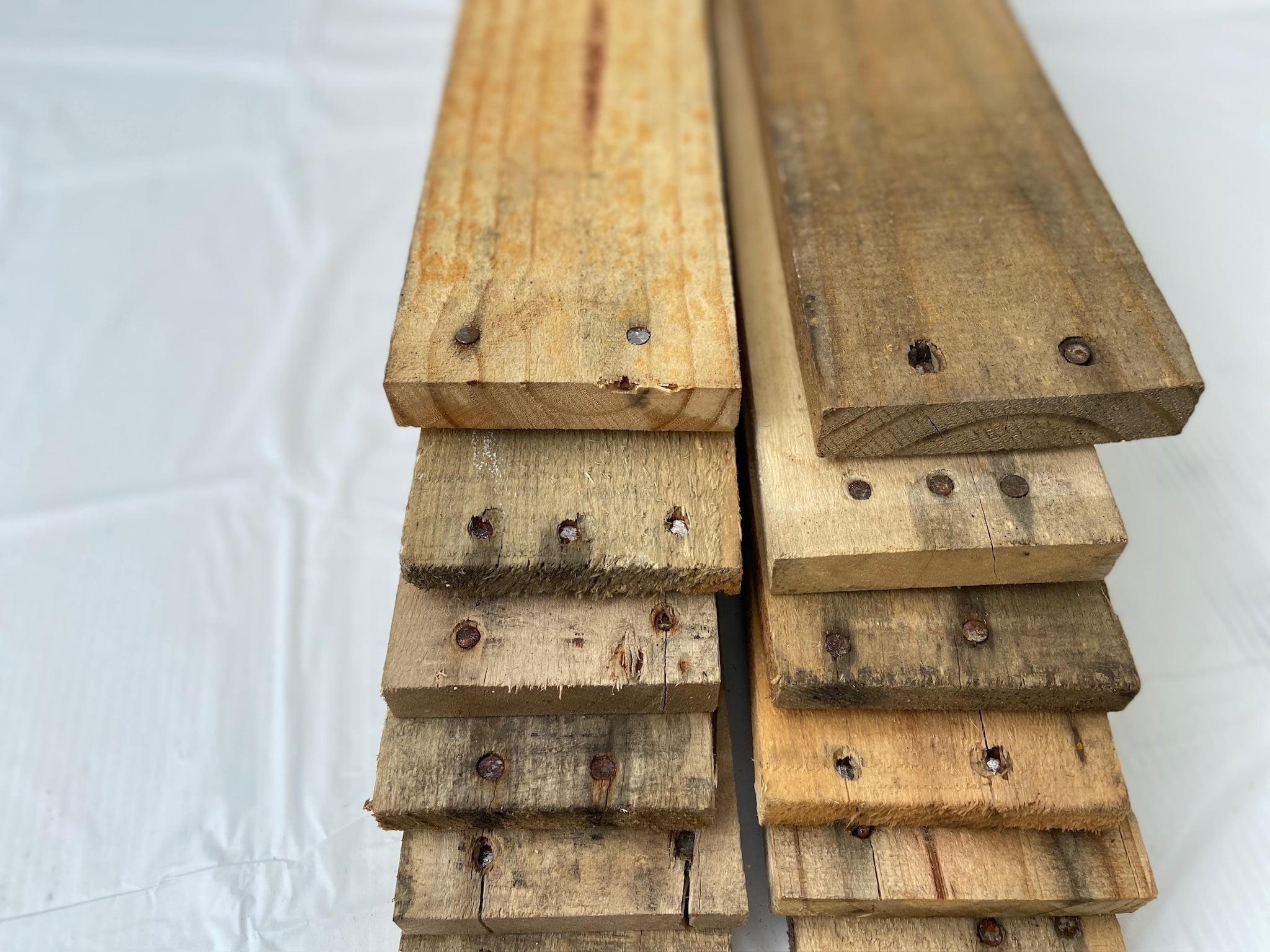 Rustic Reclaimed Real Wood Pallet Boards for Accent Walls and Ceilings (20 sq ft)
