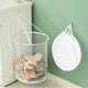 thumbnail image 1 of Cesto de Ropa Plegable de Malla con Asa - Organizador de Almacenamiento para Pared para Dormitorio, Baño, Habitación Infantil - Poliéster Blanco y Acero, 35 X 35 X 40 Cm, 1 of 6
