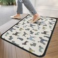 thumbnail image 4 of Cute Animal Dogs Door Rugs,Washable Non Slip Door Mats Indoor,Decorative Door Mats,Entry Mat Indoor for Entrance,Bedroom,Kitchen,Bathroom,30"x17", 4 of 6