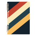 thumbnail image 7 of FORMRS 1-Subject Spiral Notebook 8" x 5" College Ruled 60 Refillable Sheet A5 Hard Cover, 2 Pack, Beige Stripes, 7 of 7